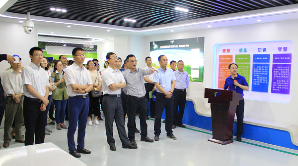 谢主任一行参观91视频网址入口展厅 谢主任一行参观91视频网址入口展厅